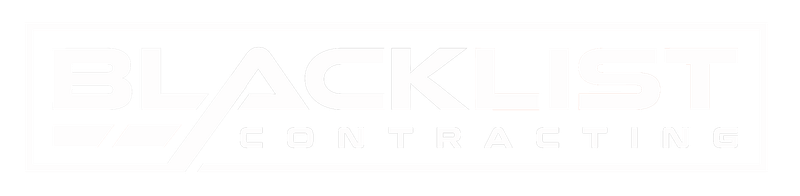 Blacklist Contracting Logo